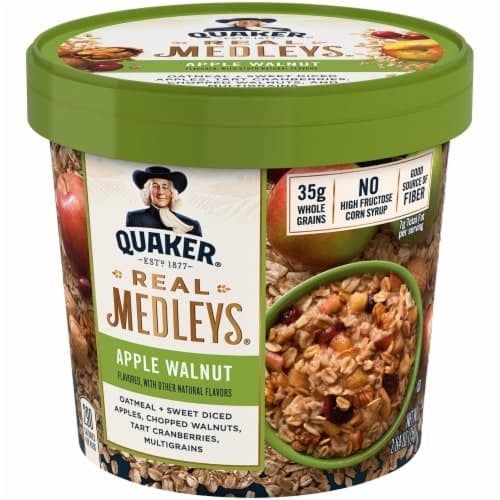 Is it Dairy Free? Quaker, Real Medleys Oatmeal, Apple & Walnut