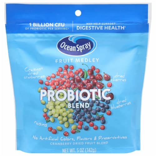 Is it Shellfish Free? Ocean Spray Fruit Medley Cranberry Dried Fruit Blend Probiotic Blend