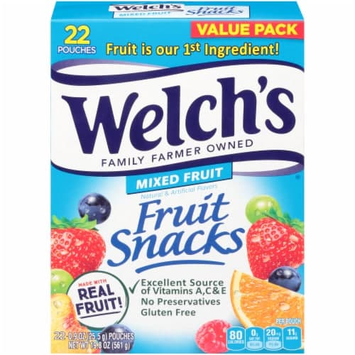 Is it Shellfish Free? Welchs Fruitsnack Mix Fruit