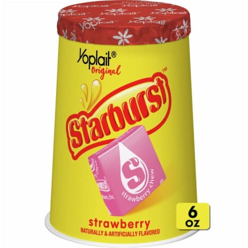 Is it Dairy Free? Yoplait Starburst Strawberry Yogurt