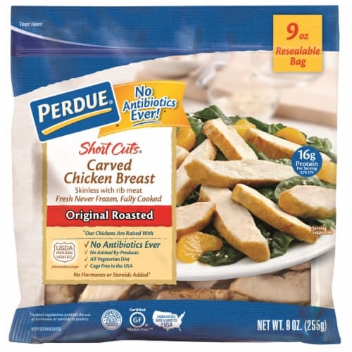 Is it Sesame Free? Perdue Short Cuts No Antibiotics Ever Original Roasted Carved Chicken Breast Strips Bag