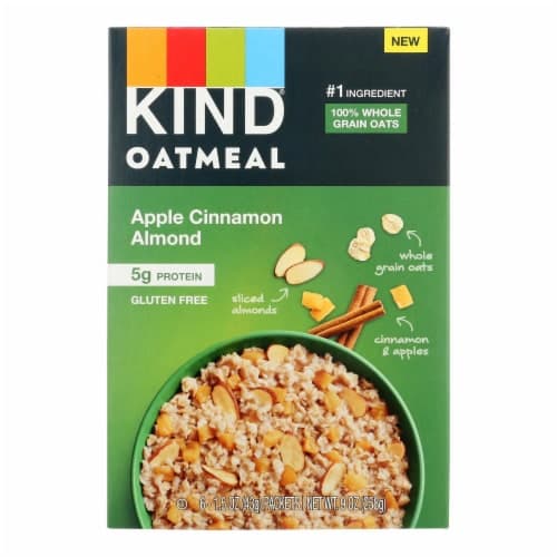 Is it Milk Free? Kind Oatmeal, Apple Cinnamon Almond