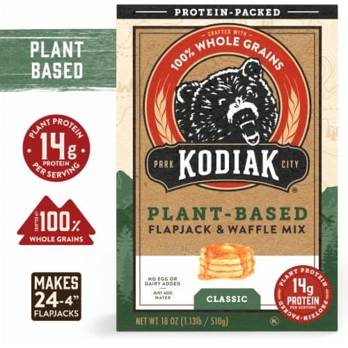 Is it Dairy Free? Kodiak Cakes Classic Plant-based Flapjack & Waffle Mix