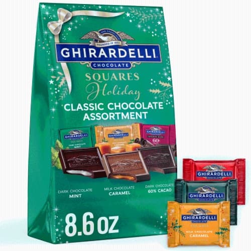 Is it Soy Free? Ghirardelli Holiday Classic Chocolate Assortment Squares Bag