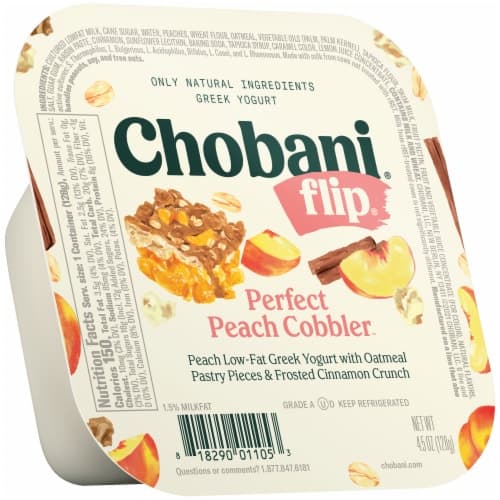 Is it Milk Free? Chobani Flip Perfect Peach Cobbler