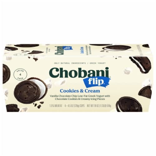 Is it Milk Free? Chobani Flip Yogurt Greek Low Fat Cookies & Cream