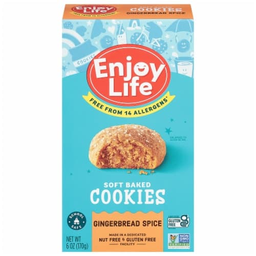 Is it Egg Free? Enjoy Life Soft Baked Cookies Gluten Free Gingerbread Spice