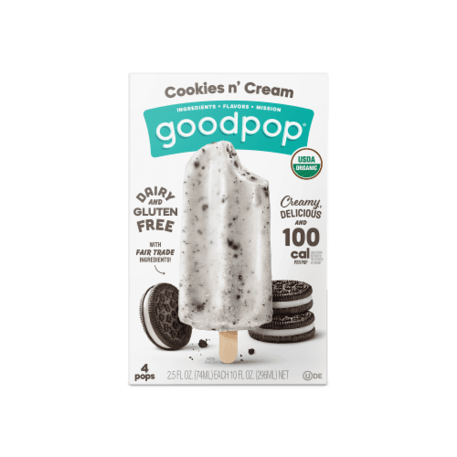 Is it Dairy Free? Goodpop Cookies N' Cream Organic Pops